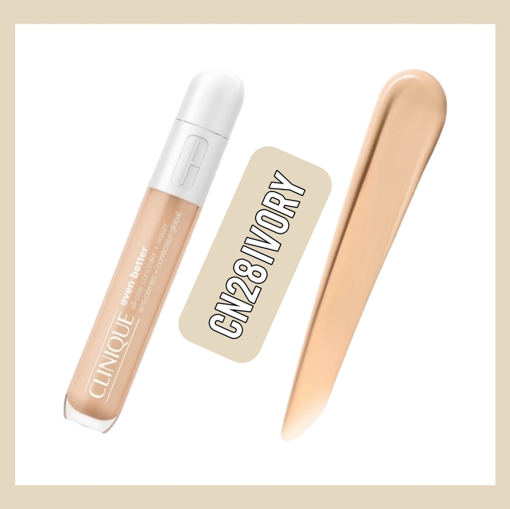 Clinique Even Better All-Over Concealer +Eraser CN28 IVORY NEW .20OZ